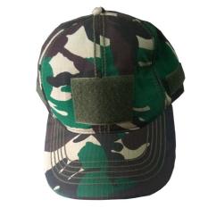 Topi Tactical Velcro Loreng Green ARMY