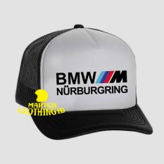 Topi Trucker - Bmw Nurburgring - Hitam Putih
