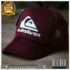 Topi Trucker Maroon QUIKSILVER Best Quality Caarvioland