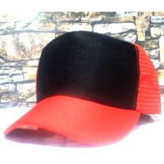 TOPI TRUCKER POLOS KOMBINASI WARNA