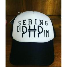 topi trucker snapback(jaring-jaring) sering di phpin,putih-hitam