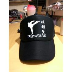 topi trucker(jaring-jaring) taekwondo,hitam