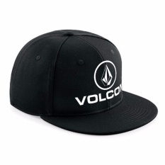 Topi55- Topi Snapback Volcom1 PREMIUM - Hitam