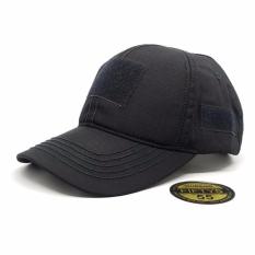 Topi55 - Topi Tactical Velcro - Hitam