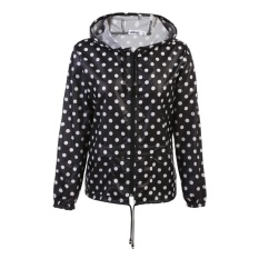 Topsellers365 Terbaik untuk Meaneor Wanita 'S Ringan Anti Udara-luar Room Hoodie Raincoat Bersepeda Lari Olahraga Jaket (hitam) -Internasional
