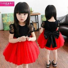 TOSERBU Dress RIKAKIDS Red (Usia 2-4 Thn) - Spandek Tile Furing