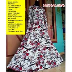 Totally Great Shop - Gamis Jumbo - Maxi Dress - Ukuran Besar - Busui - Bumil - Gamis Pesta - Gaun Kondangan Muslim - Gamis Pesta - Wolfis - Monalisa