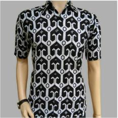 Totally Great Shop Kemeja Hem Pria Batik Batako Lengan Pendek