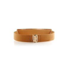 TP Metallic Bling Gold Plate Mirror Sabuk Pinggang Panjang Obi Band Unta (Ekspor)-Intl