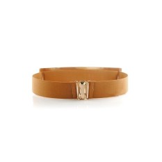 TP Metallic Bling Gold Plate Mirror Sabuk Pinggang Panjang Obi Band Unta (Ekspor)-Intl