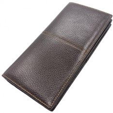 TP Jual Mens Soft Real Kulit Sapi Asli Bifold ClutchwalletsPurses Coin Pouch ID Kartu Kredit Pemegang Paket Dollar-Intl