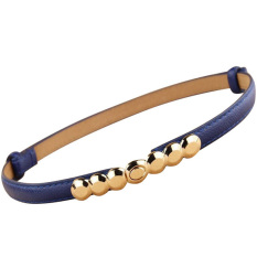 TP Unik Fashion Thin Belt untuk Wanita dan Anak Perempuan (Biru)-Intl