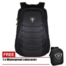Tas Ransel Tracker Predator Batok Frontside Backside 88932 Original - Black + Raincover