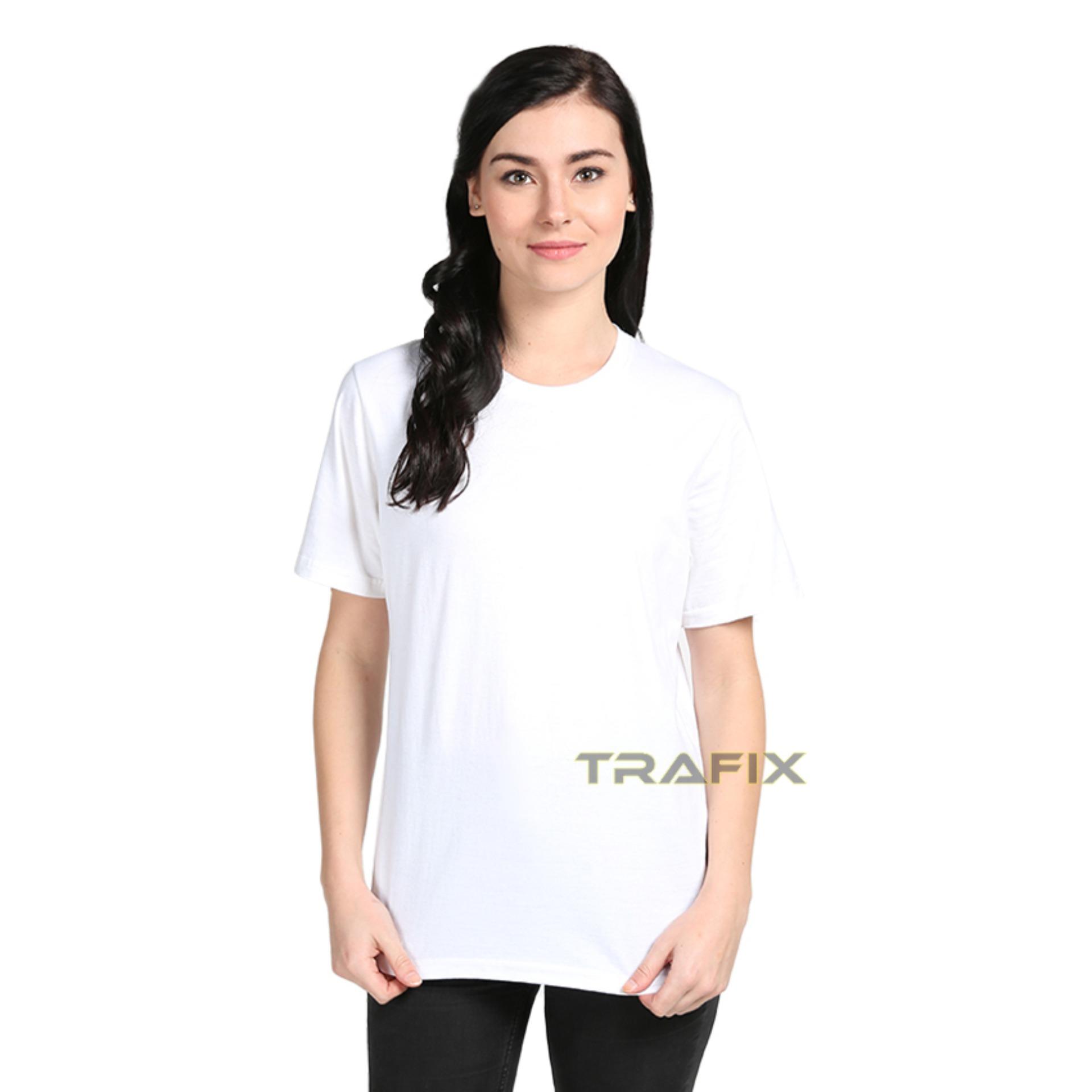  HARGA  MURAH TRAFIX Kaos  Polos  Wanita Premium T Shirt 