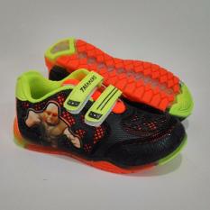 Trekkers KL-I-Giant Sepatu Anak Lampu Warna Hitam / Oranye