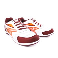 Trekkers M-Theresa Sepatu Olahraga Putih / Merah Bata