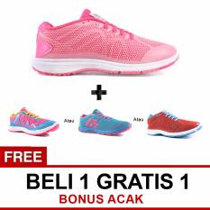 Trekkers RL-I-Sanibel Sepatu Olahraga Merah Muda / Merah Terang - Beli 1 Gratis 1 Random