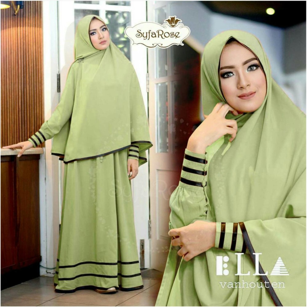 Gamis pesta - Baju gamis - Gamis wanita - Baju muslim wanita terbaru busui variasi lis XL
