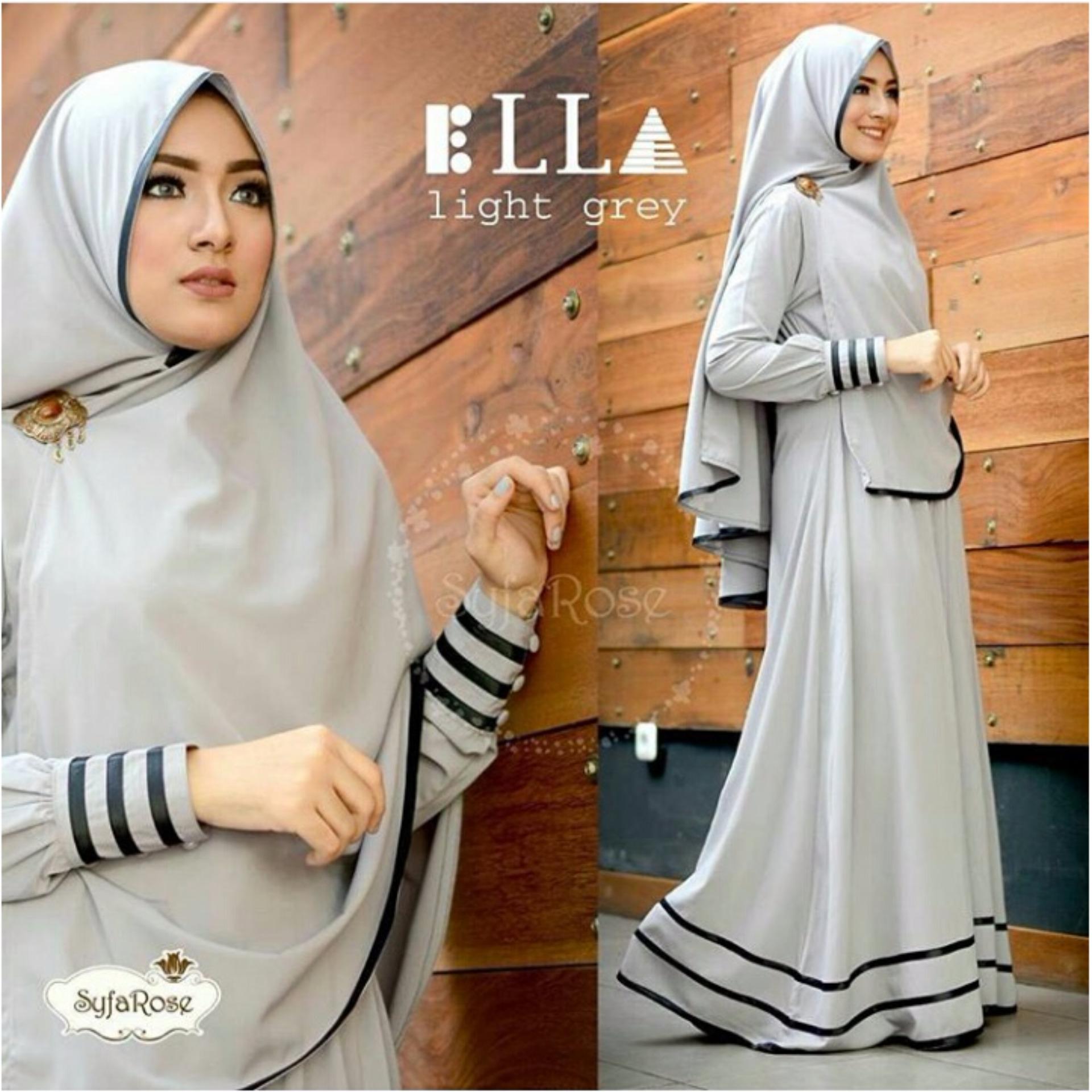Gamis pesta - Baju gamis - Gamis wanita - Baju muslim wanita terbaru busui variasi lis XL