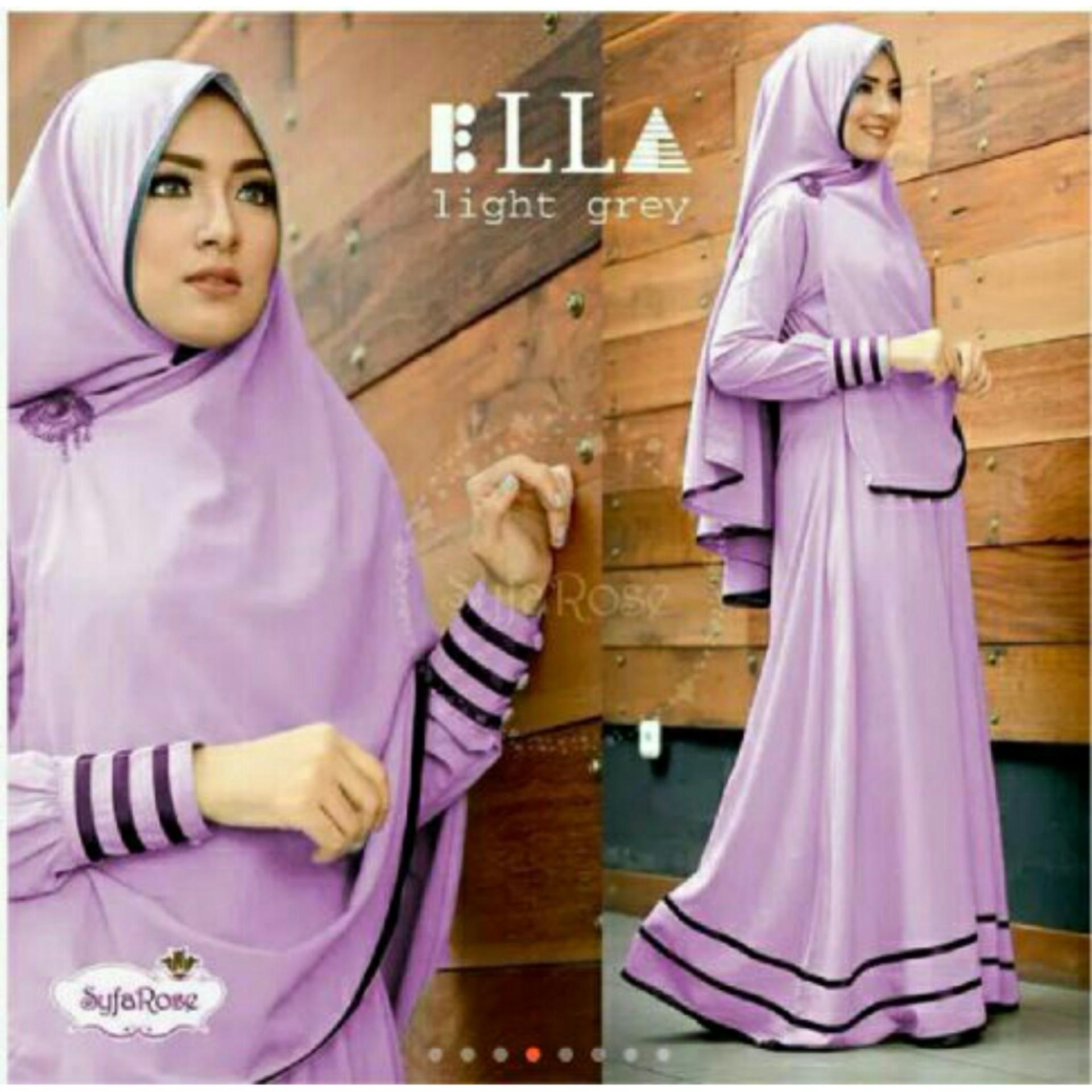 Gamis pesta - Baju gamis - Gamis wanita - Baju muslim wanita terbaru busui variasi lis XL