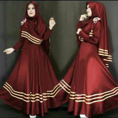 Trend Baju - Maxi Busui Bergo Uk L - Maroon