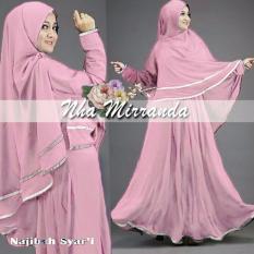 Trend Baju - Syari Bergo Jersey Uk L - Pink