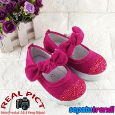 Trendi Sepatu Anak Bayi Perempuan Knot Lucu AT025