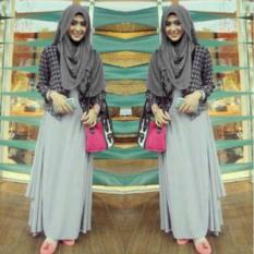 Trendy maxiu, setelan baju remaja busana muslim simpel bagus murah