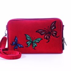 Trojika HPO8/HPO 8 Tresfrend Tas/Dompet Selempang Wanita Muat Tablet 8 inch,Slot Kartu,Token,Uang Kertas