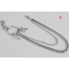 Trousers Wallet Key Chain Cross Pendant Pant Jean Gothic Rock Hip Hop Punk