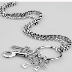 Trousers Wallet Key Chain Cross Pendant Pant Jean Gothic Rock Hip Hop Punk - intl