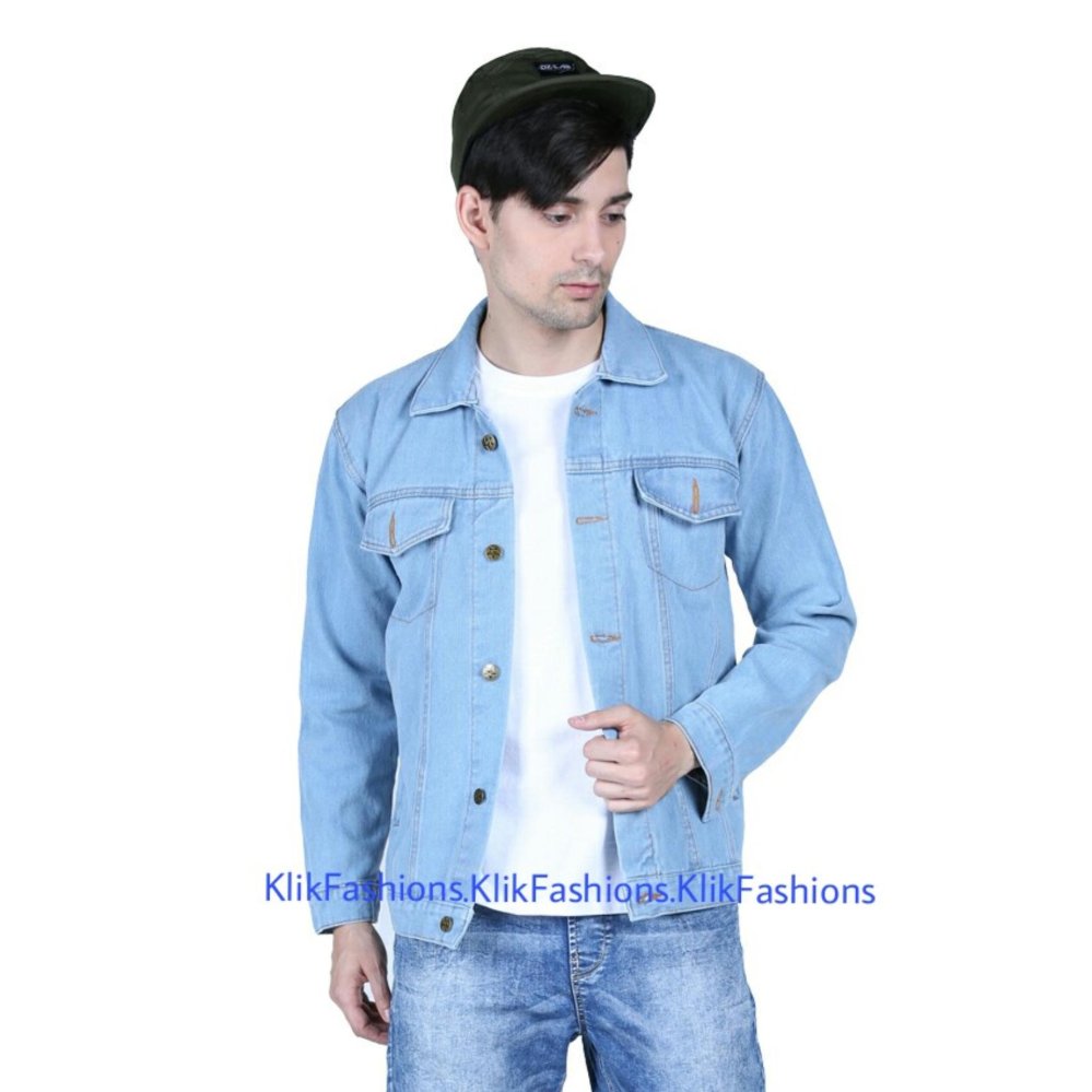 Trucker Jaket Jeans Denim Cowo Bioblits Best Seller