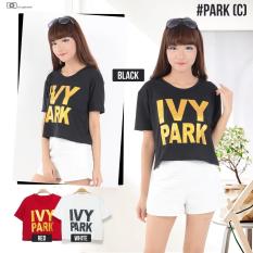 MichelleStore Kaos / T-shirt / Baju / Crop Top Ivy Park Red