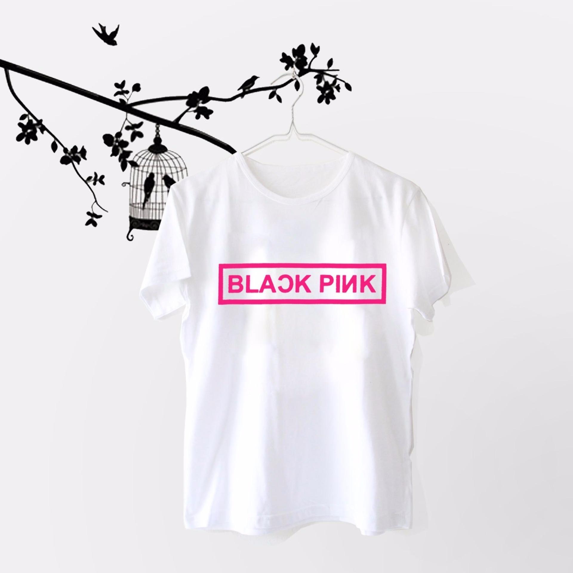 ELLIPSES.INC Tumblr Tee / T-Shirt / Kaos Wanita Blackpink - Putih