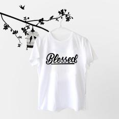 ELLIPSES.INC Tumblr Tee / T-Shirt / Kaos Wanita Blessed - Putih