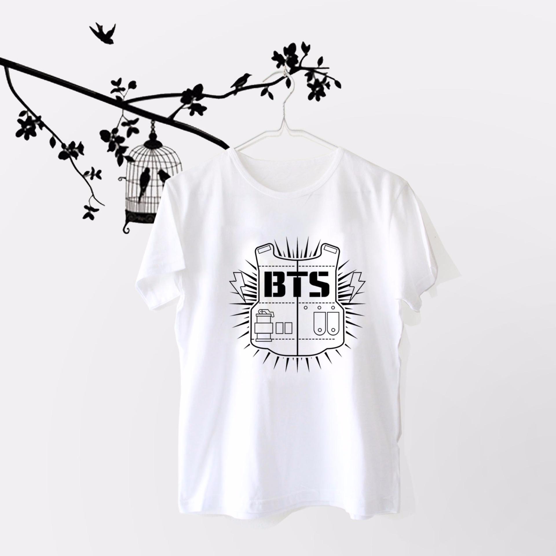 ELLIPSES.INC Tumblr Tee / T-Shirt / Kaos Wanita Bts - Putih
