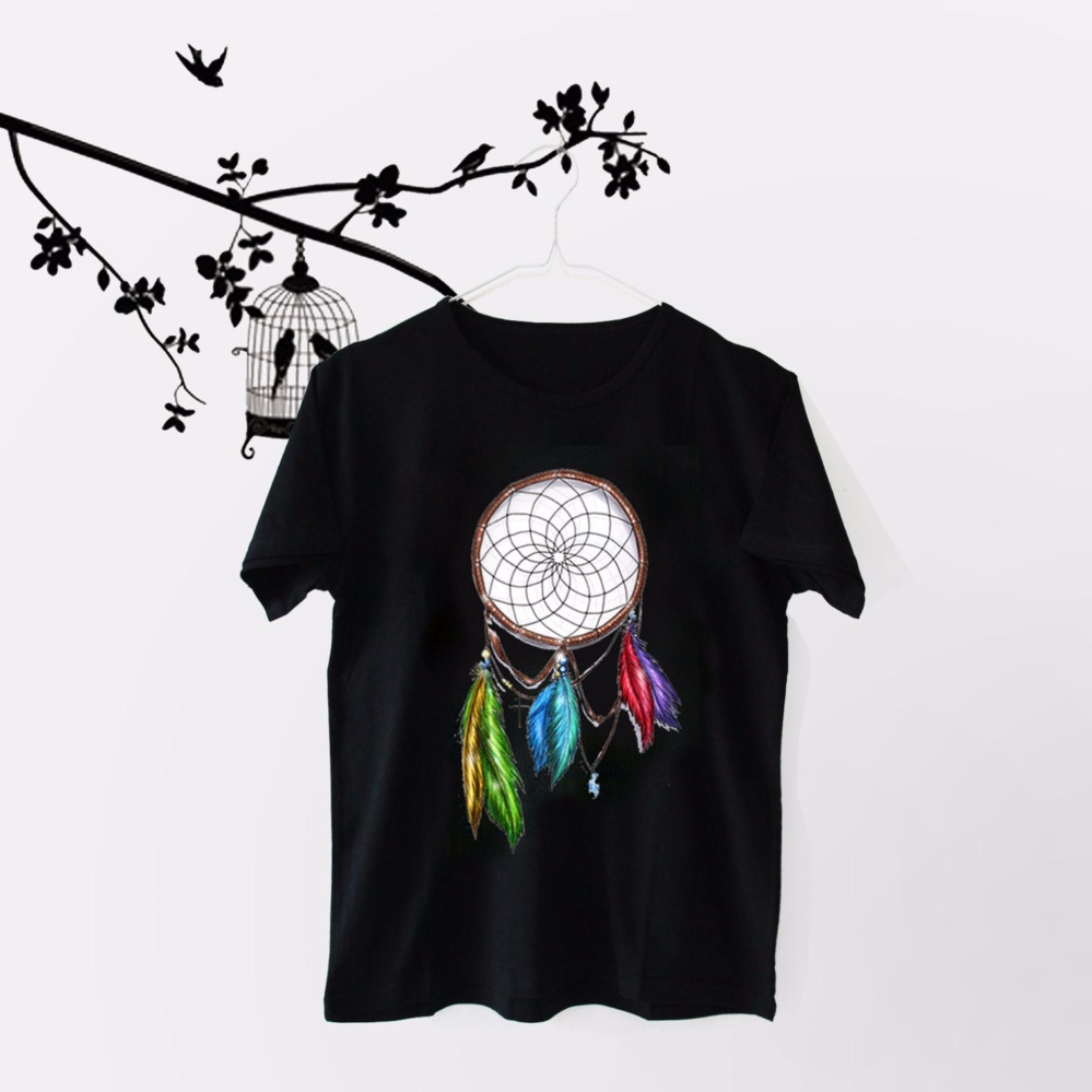 ELLIPSES.INC Tumblr Tee / T-Shirt / Kaos Wanita Dreamcatcher - Hitam