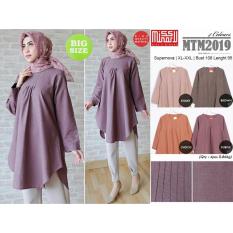 Tunik jumbo / baju atasan big size / baju fashion / style gemuk / baju murah / baju besar / tunik besar / baju gendut / baju gemuk xl xxl xxxl mtm2019