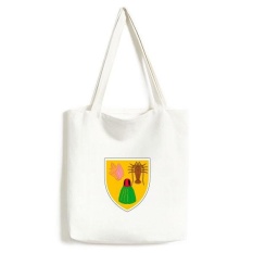 Turks and Caicos Islands National Emblem Canvas Bag Environmentally Tote Large Gift Capacity Shopping Bags - intl