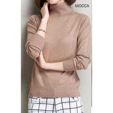 Turtleneck Blouse - Mocca