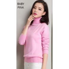 Turtleneck Blouse - pink