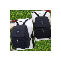 TURUN HARGA!!SALE!!TAS RANSEL WANITA MOTIF CREM KANVAS/BACKPACK GROSIr