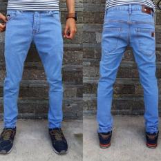 TWOSIX'S CELANA JEANS DENIM PRIA BIOBLITZ - BIRU MUDA SKINNY / SLIMFIT