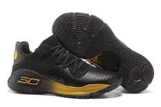 UA SC Curry 4.0 Low Top Men's Basketball Shoes Stephen Curry Offical ( Black ) - intl