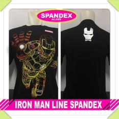 UC Tshirt Distro / Baju Kaos Pria Lengan Pendek/ T-shirt Oblong premium / Kaos Bagus Distro / Character Superhero Anime Cartoon / (IRONMAN) - LINE HITAM / Kaos Cowok / Pakaian Pria / Tumblr Tee / Oneck Polos Grosir Murah D3C