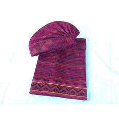udeng & saput endek bali tepi songket bali