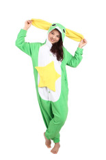 Ufosuit Kodok Keroro Gunsou Dewasa Hewan Kigurumi Onesie Hijau-Intl