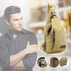 ULTIMATE Tas Kanvas Selempang Pria Import / Tas Kanvas Pria Elegan Kualitas Import CK 160712
