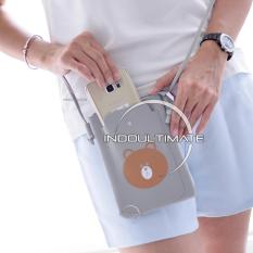 Ultimate Tas Kecil Wanita DY-403-2 - Grey / Tas Anak Cewek / Cewe / Perempuan Mini Kecil  Slempang / Selempang Korea Import Batam Murah Cantik / Dompet Lucu Kulit Kecil Murah