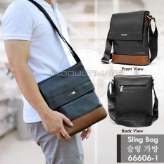 Ultimate Tas Pria 66606-1 - Black / Tas Kerja Selempang / Slempang Import Korea Kecil Batam Traveling Murah